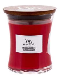 Свеча, ароматическая WoodWick Crimson Berries, 65 час, 275 г, красный цв.
