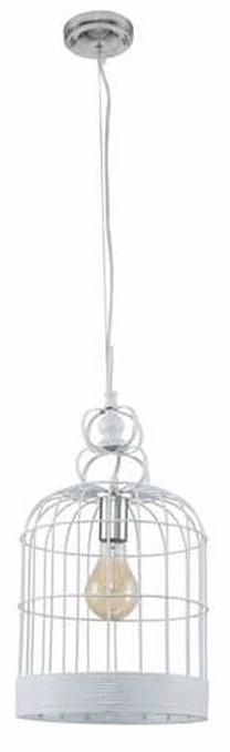 Valgusti rippuv Spot-Light Cage, E27, 1 x 60 W, valge v. / valge v.