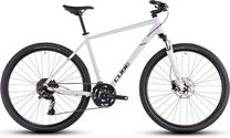 Velosipēds hibrīds Cube Nature Pro, 28 ", L rāmis, balta krās./pelēka krās.