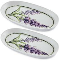 Serviravimo lėkštė Hermia PRC0010, 26 cm x 14 cm x 2 cm, violetinė sp., keramika