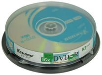 Ierakstāms kompaktdisks Vakoss, 4.7 GB, 10gab.