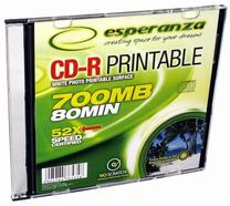Ierakstāms kompaktdisks Esperanza, 700 MB, 200gab.
