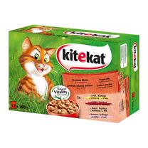 Šlapias kačių maistas Kitekat, 0.1 kg, 12 vnt.