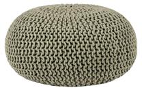 Pufas LABEL51 Knitted 432813, alyvuogių žalia sp., 70 cm x 70 cm x 35 cm