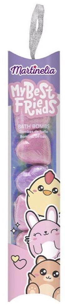 Бомбы для ванны Martinelia Best Friends Forever Heart Fizzers, 80 г, 8 шт.