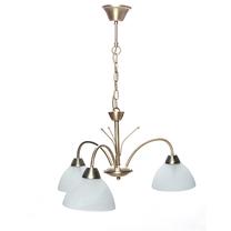 Šviestuvas kabinamas Futura MX124-3, E27, 3 x 60 W, balta sp. / sidabro sp.