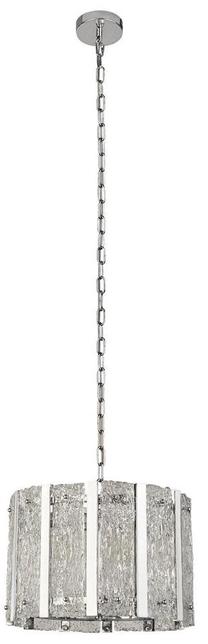 Sietynas kabinamas Searchlight Alexandra 8405-5SS, E14, 5 x 60 W, nikelio sp./satinas / nikelio sp.