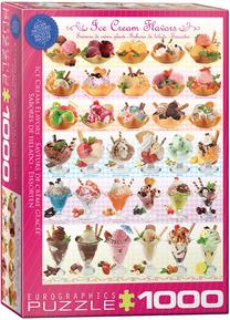 Dėlionė Eurographics Ice Cream Flavours 6000-0590, 48.9 cm x 67.6 cm, 1000 vnt., įvairių spalvų