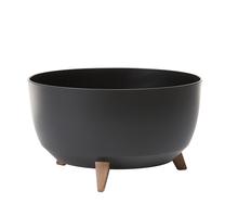 Gėlių vazonas Lamela Roma 882-04, plastikinis, Ø 47 cm, juoda sp.