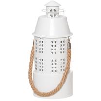 Žibintas 4Living Lighthouse 029678, metalas, Ø 160 cm, 37 cm, balta sp.