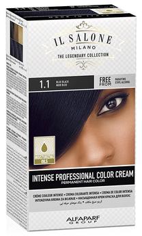 Kраска для волос Il Salone Intense Professional, 1.1 blue black цв., 1.1 Blue Black