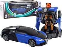 Трансформер Lean Toys Super Car Deformation, синий цв.