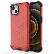 Telefona vāciņš Hurtel Honeycomb, sarkana krās., Apple