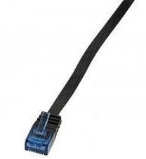 Laidas Logilink RJ-45 8P8C, RJ-45 8P8C, 0.25 m, juoda sp.