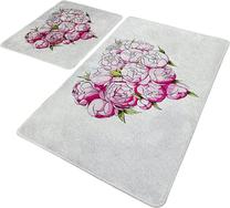 Vonios kilimėlių rinkinys Foutastic Peonia 359CHL2526, įvairių spalvų, 100 cm x 60 cm