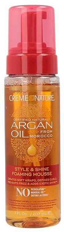 Matu putas Creme Of Nature Argan Oil Style & Shine, 207 ml