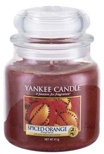 Žvakė, aromatinė Yankee Candle Spiced Orange, 65 - 75 h, 411 g, ruda sp.