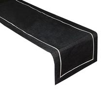Galda celiņš taisnstūrveida OI1, melna krās., 40 x 160 cm