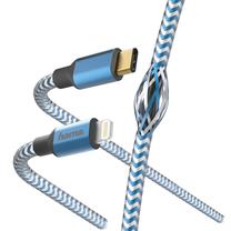 Kabelis Hama Reflect USB Type-C, Lightning, 1.5 m, zila krās.