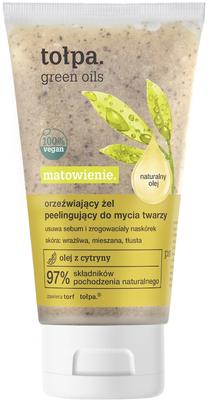 Sejas skrubis, gēls Tołpa Green Oils Oils Dulling Refreshing Facial Scrub Gel, 150 ml