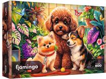 Pusle Trefl Flamingo by Trefl: Dogs in the Orangery, 60 cm x 40 cm, 600 tk