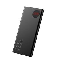 Lādētājs-akumulators (Power bank) Baseus LiPo, 10000 mAh, 22.5 W, melna krās.