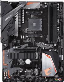 Pagrindinė plokštė Gigabyte B450 AORUS ELITE Prekė su pažeista pakuote.