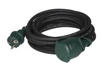 Buitinis ilgintuvas Tarmo, 3 x 1,5 mm², 10 m, IP44, 1 lizdo, juoda sp.