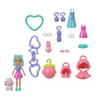 Брелок для ключей, c аксессуарами Mattel Polly Pocket Dolls & Pets JKR46, (цвет/дизайн выбирается случайным образом)