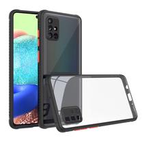 Чехол для телефона OEM Hybrid for Samsung Galaxy A70, прозрачный цв./черный цв., Samsung