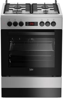 Kombinuota viryklė Beko FSM62320DSS, su apšvietimu, nerūdijančiojo plieno sp., 2400 W Prekė su pažeista pakuote.