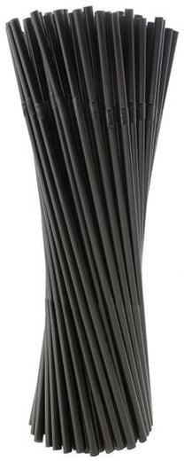 Kokteilių papuošimai Pap Star, plastikas, juoda sp., 400 vnt.