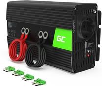 Įtampos keitiklis Green Cell 24V/230V, 1000W, juoda sp. Prekė su pažeista pakuote.