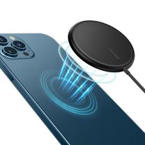 Telefono įkroviklis Baseus WXJK-F01, Qi Wireless, 150 cm, juoda sp., 15 W