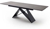 Valgomojo stalas išskleidžiamas MC Akcent Kobe, antracito sp., 160 - 240 cm x 90 cm x 75 cm