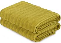 Vannas dvieļu komplekts Beverly Hills Polo Club Bath Towel Set 406, zaļa krās., 140 cm x 70 cm, 2 gab.