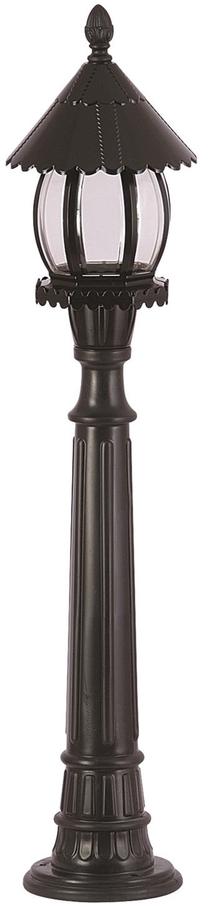 Brīvi stāvošs āra gaismeklis Opviq BSU-68184-BSY-M2-B, 60W, E27, IP65, melna krās., 20 cm x 100 cm