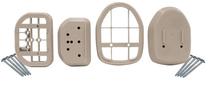 Rinkinys Dreambaby Retractable Gate Spacers, pilka sp.