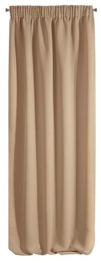 Naktinė užuolaida Blackout, smėlio sp., 135 cm x 270 cm