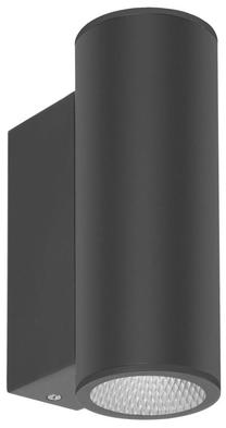 Sieninis lauko šviestuvas Italux Lenta, 14W, LED, IP54, juoda sp., 10 cm x 15.5 cm