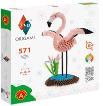 Papīra figūru izgatavošanas komplekts Alexander 3D Origami Flaming, zila krās./brūna krās./melna krās.
