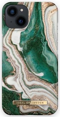 Telefona vāciņš IDEAL OF SWEDEN Fashion case for iPhone 13 Golden Jade Marble, zelta krās./zaļa krās., Apple