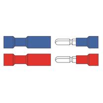 Vadu savienojums Electraline, 4mm², sarkana krās., 10 gab.