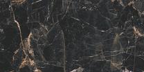 Flīzes, akmens Cerrad Marquina Gold 5903313315456, 119.7 cm x 59.7 cm, melna krās.