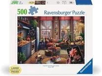 Dėlionė Ravensburger Cozy Boho Studio, 50 cm x 70 cm, 500 vnt., įvairių spalvų