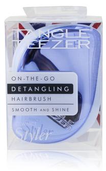Щетка для волос Tangle Teezer On-The-Go Detangling, синий цв./фиолетовый цв.