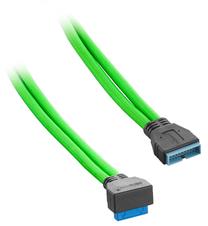Vads Cablemod USB 3.0, USB 3.0, 0.5 m, zaļa krās.