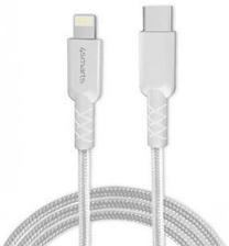 Laidas 4smarts, Apple Lightning/USB-C, 100 cm, balta sp.