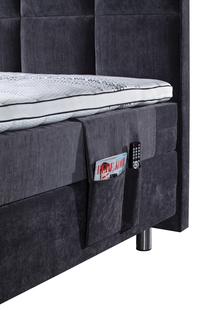 Kabatiņa gultai Sleepwell Red/Black Continental Bolshoi, 68 cm, gaiši pelēka krās.