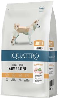 Сухой корм для собак Quattro Adult All Breed, курица, 12 кг